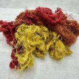 Hand-dyed Degummed Throwsters Silk - 'Fall Fair'