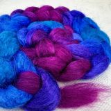 Salt Spring Island Limited Edtion 'Mystical Gems' - Tussah Silk Combed Top/Sliver 25g