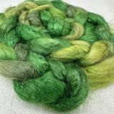 Salt Spring Island Limited Edtion 'Outfield' - Tussah Silk Combed Top/Sliver 25g
