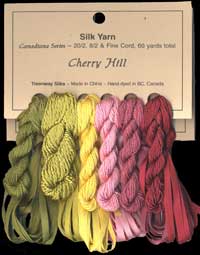 Canadiana Series &ndash; Cherry Hill: Bordello 20, Star Ruby 223, Ballet Slippers 22, Golden Aspen 201, Tequila Sunrise 951, Pheasant Green 952