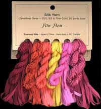 Canadiana Series &ndash; Flin Flon: Harlequin 43, Fireweed 959, Golden Aspen 201, Flamingo 30, Paprika 204, Velvet Opera 42