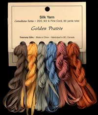 Canadiana Series &ndash; Golden Prairie: Cosmic Copper 203, Canyon 224, Glacier 214, Eucalyptus 215, Maize 37, November Maverick 226