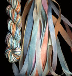 montano series fine cord silk thread and 3.5mm silk ribbon in athens